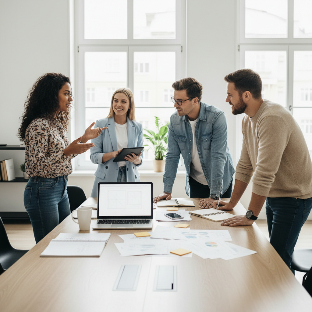 Equipo de Faro Studio diseñando estrategias digitales para marcas